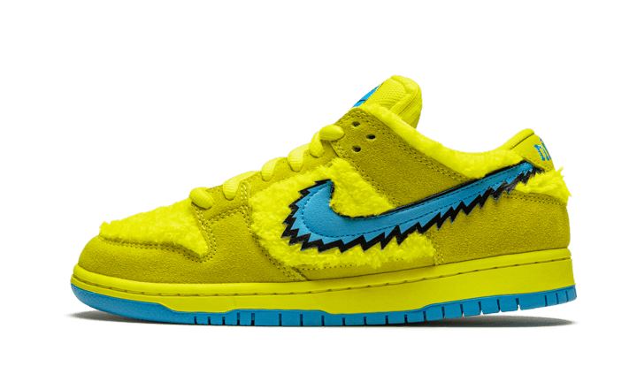 Nike SB Dunk Low Grateful Dead Bears Yellow – limitierter Sneaker bei Shade Studios