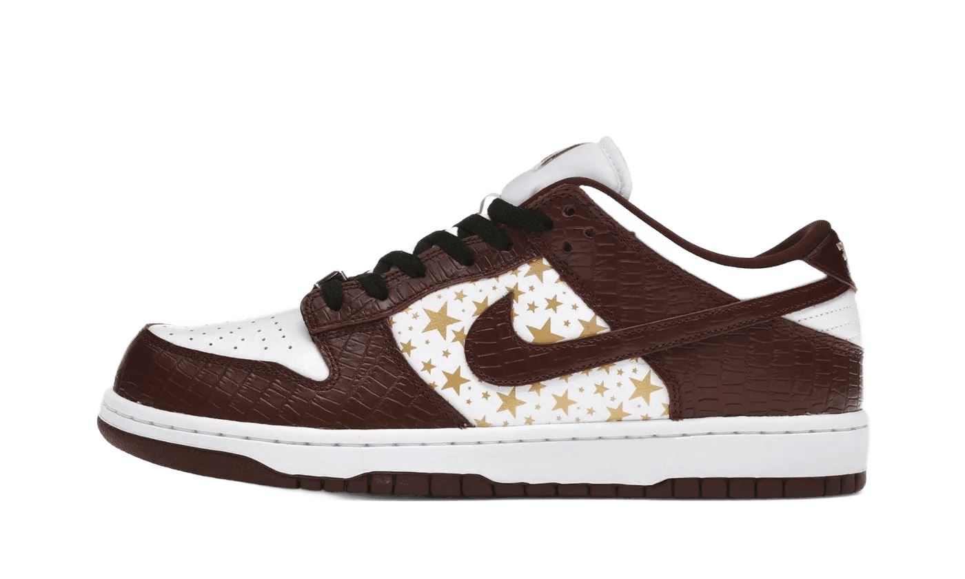 Nike SB Dunk Low Supreme Stars Barkroot Brown (2021) – limitierter Sneaker bei Shade Studios