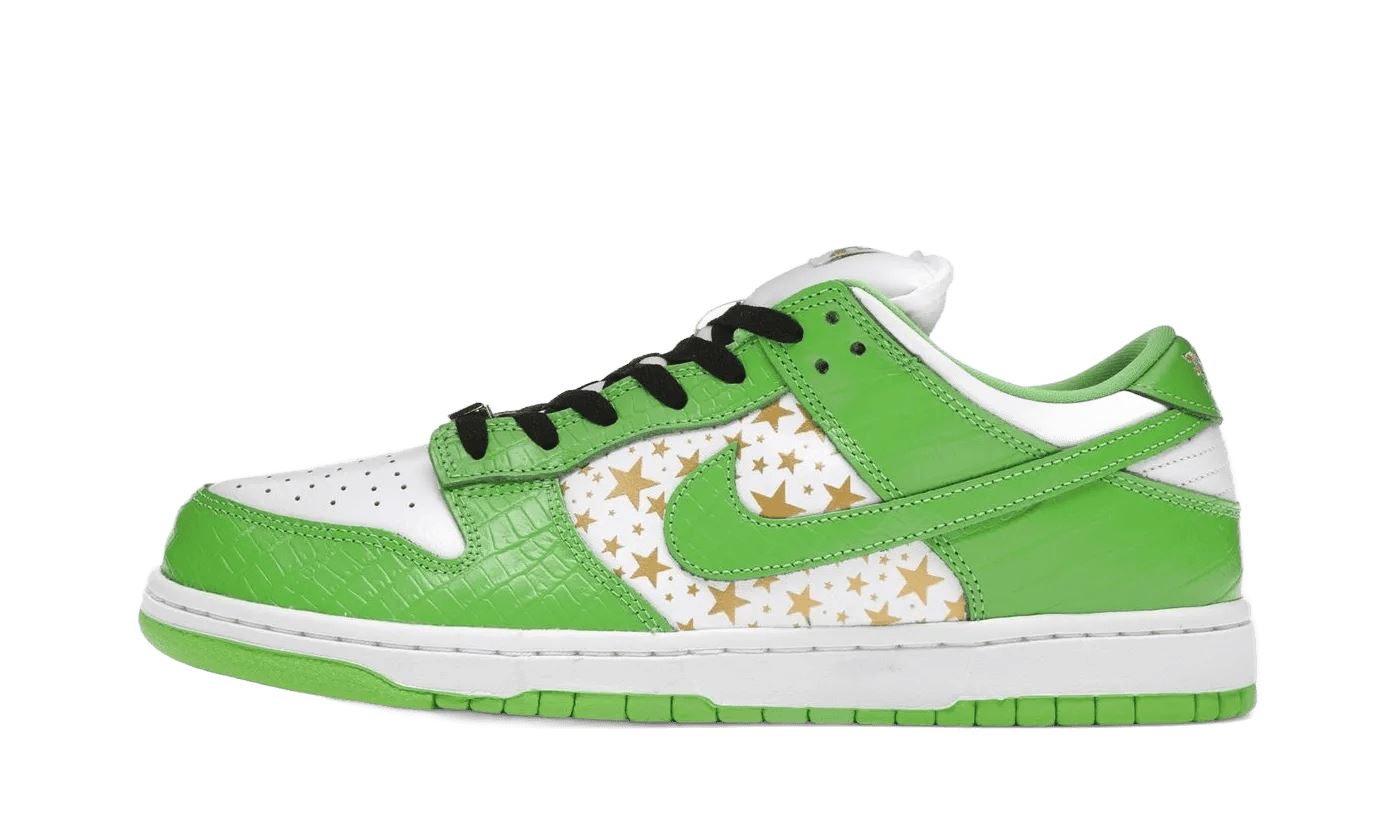 Nike SB Dunk Low Supreme Stars Mean Green (2021) – limitierter Sneaker bei Shade Studios