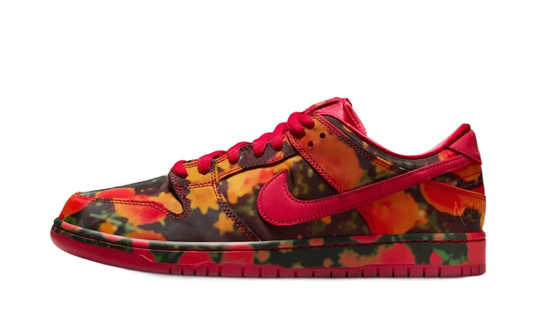 SB Dunk Low The Wizard of Oz Poppy Field - FZ1291-600