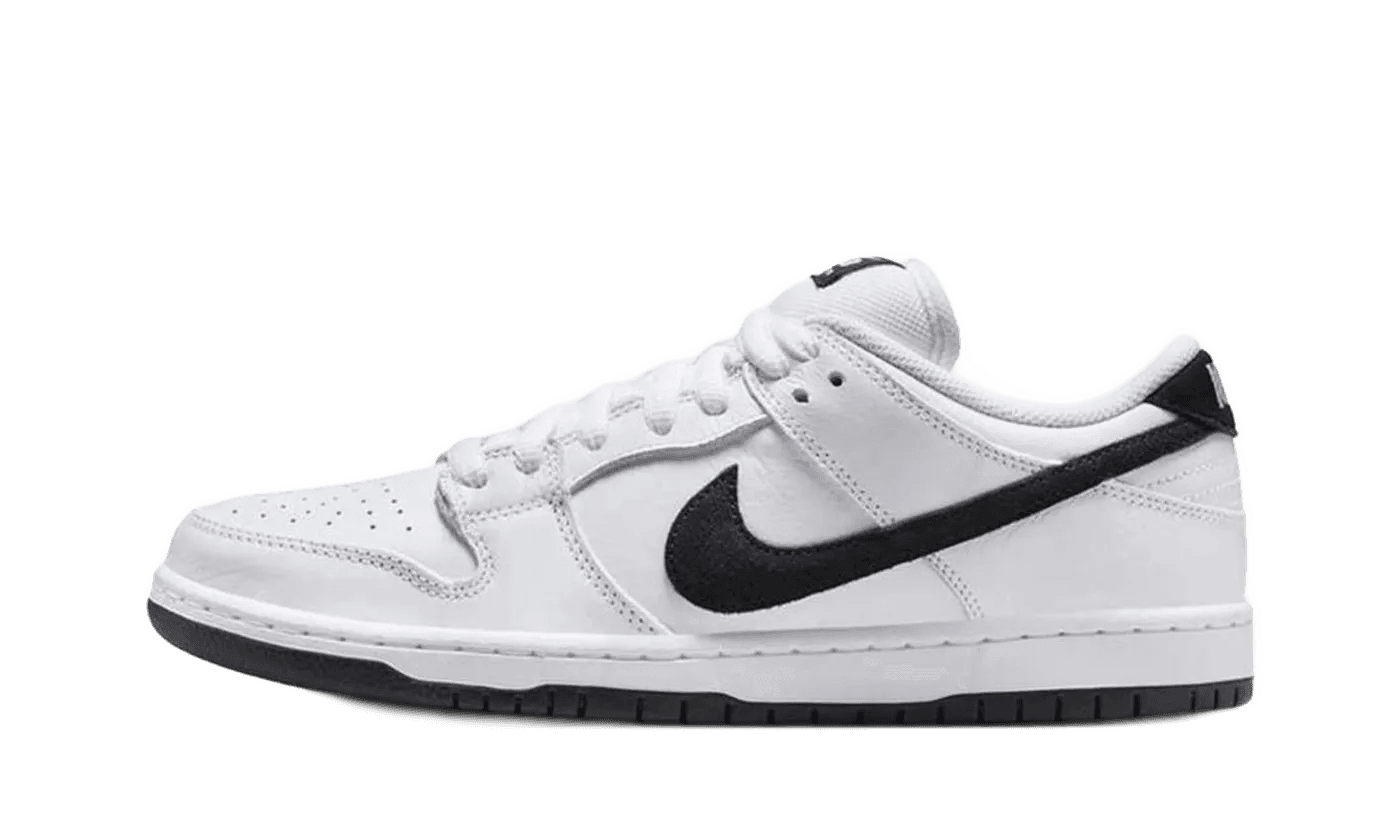 SB Dunk Low White Black - HF3704-100