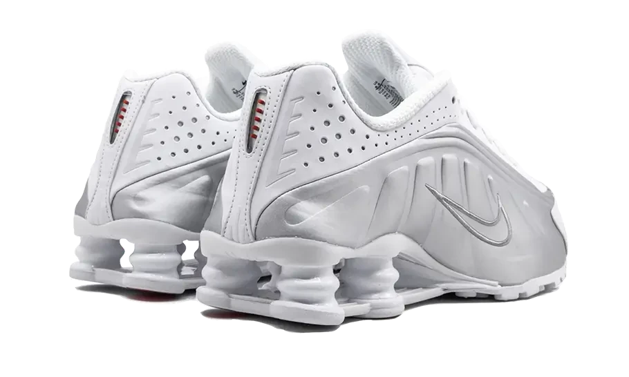 Nike Nike Shox R4 White Metallic Silver - AR3565-101