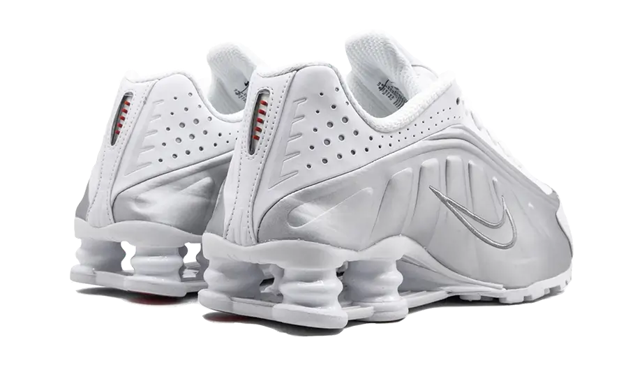 Nike Nike Shox R4 White Metallic Silver - AR3565-101