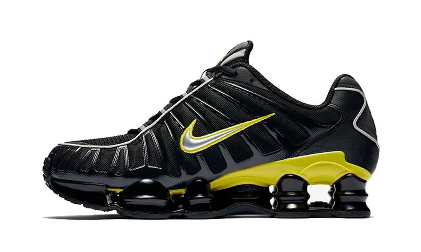 Nike Shox TL Black Dynamic Yellow Metallic Silver – limitierter Sneaker bei Shade Studios