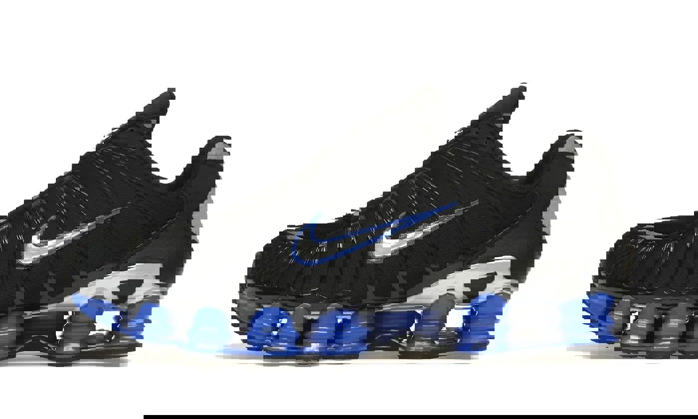 Nike Shox TL Black Racer Blue Metallic Silver