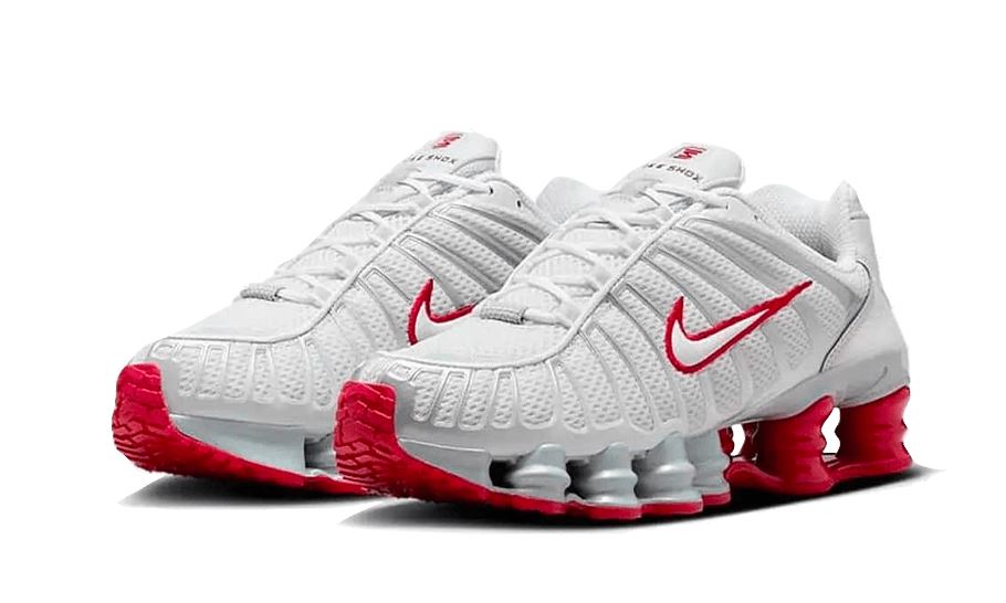 Nike Shox TL Platinum Tint Gym Red