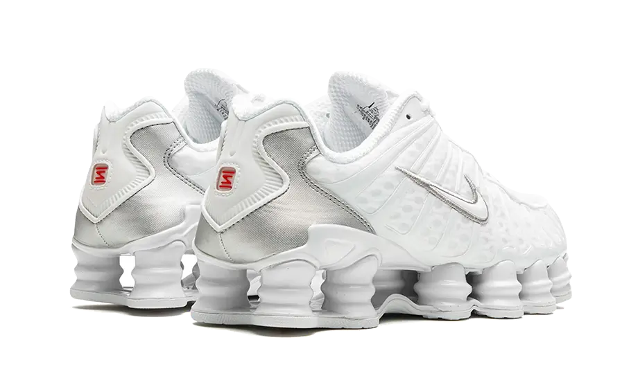 Nike Nike Shox TL White Metallic Silver Max Orange - AR3566-100 / AV3595-100