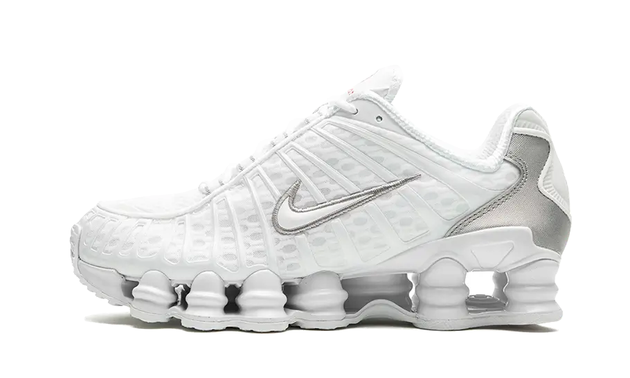 Nike Nike Shox TL White Metallic Silver Max Orange - AR3566-100 / AV3595-100