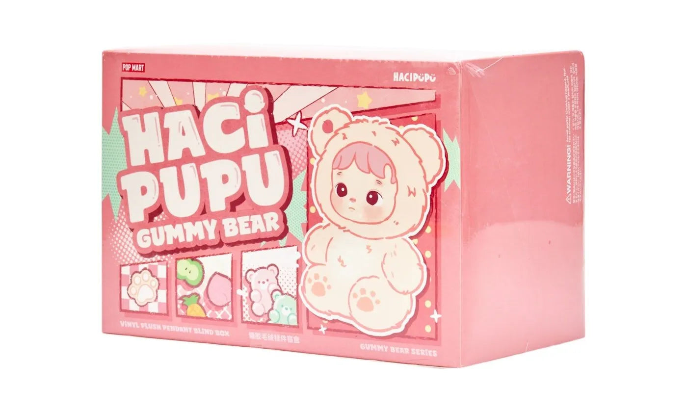 Pop Mart HACIPUPU Gummy Bear Series Vinyl Plush Pendant Sealed Case (6 Blind Box) - PM-PMHGBS-MULTI