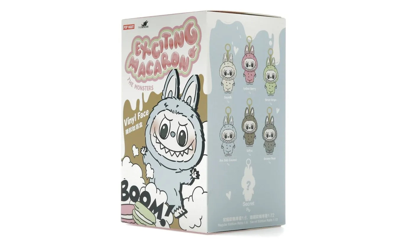Pop Mart Labubu The Monsters Tasty Macarons Vinyl Plush Pendant Single Blind Box - PM-PMLTMT-MULTI