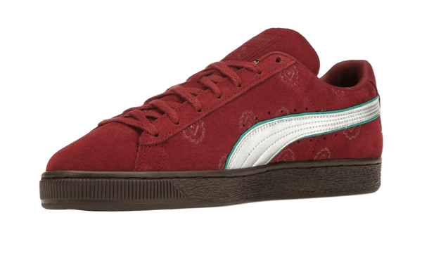 All red puma suede sales