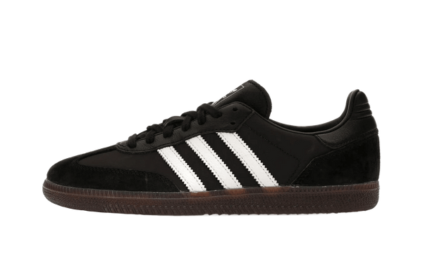 Black leather samba shop