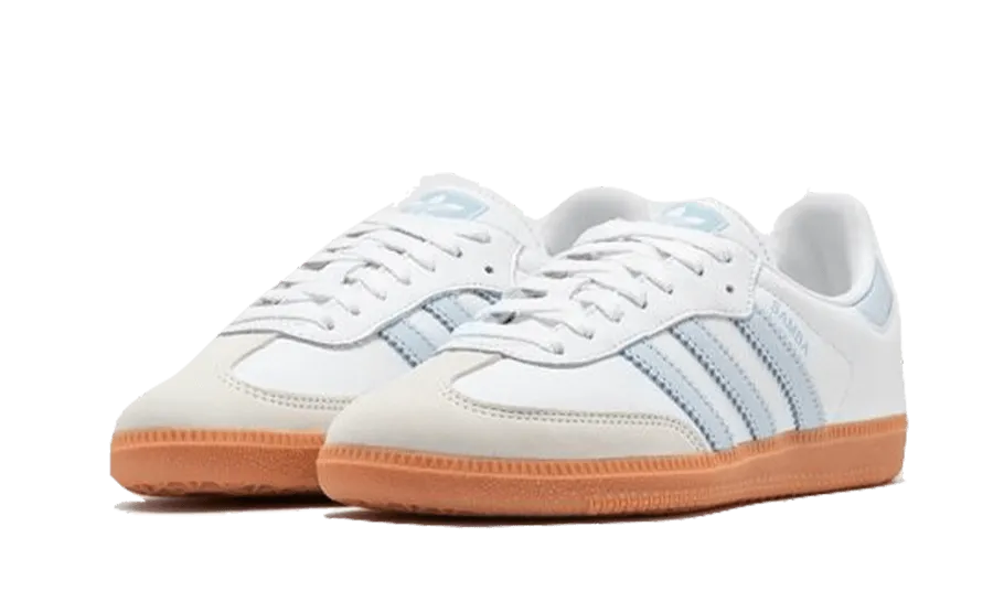 Adidas Samba OG White Halo Blue Gum – limitierter Sneaker bei Shade Studios