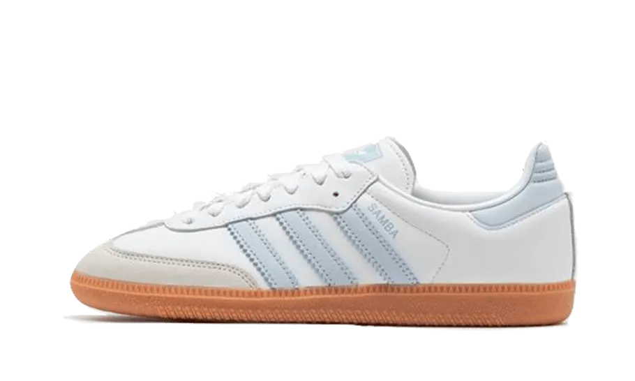 Adidas Samba OG White Halo Blue Gum – limitierter Sneaker bei Shade Studios