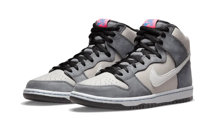 Nike SB Dunk High Medium Grey Pink - DJ9800-001