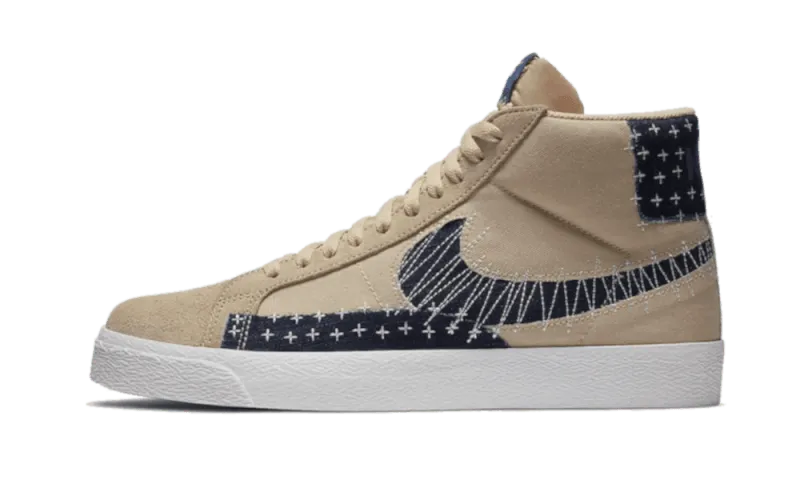 Nike SB Zoom Blazer Mid Sashiko Sesame – limitierter Sneaker bei Shade Studios