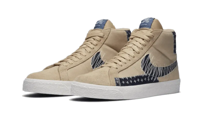 Nike SB Zoom Blazer Mid Sashiko Sesame – limitierter Sneaker bei Shade Studios