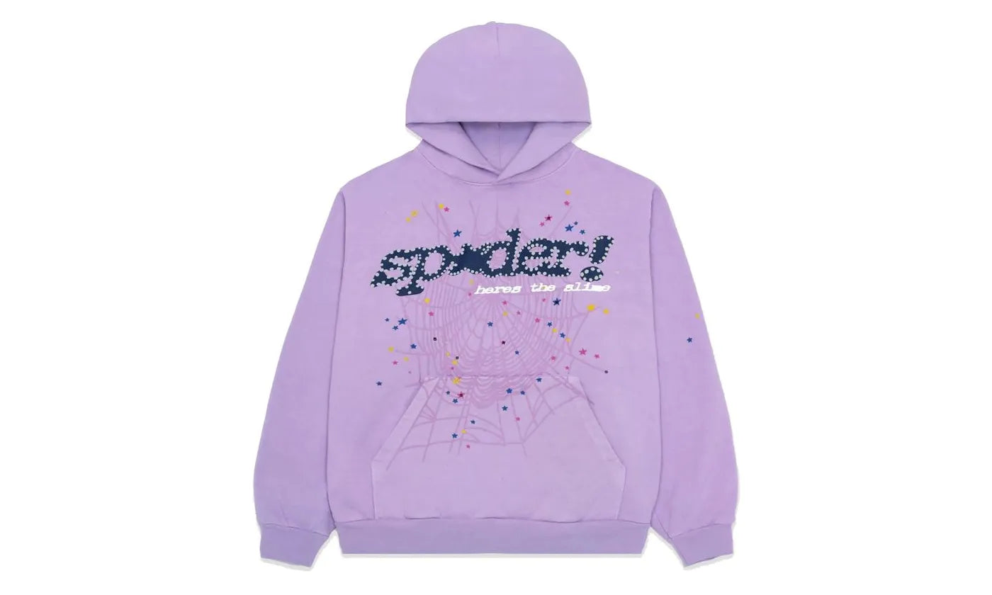 Sp5der Acai Hoodie Purple – limitierter Sneaker bei Shade Studios