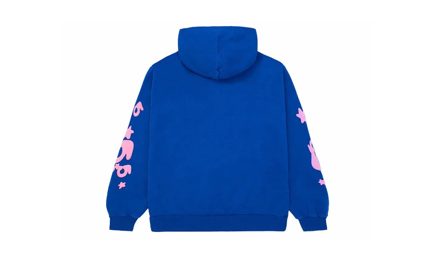 Sp5der Beluga Hoodie Blue - SP5D-SPBEHB-BLUE