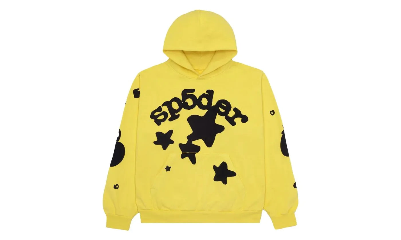 Sp5der Beluga Hoodie Gold – limitierter Sneaker bei Shade Studios