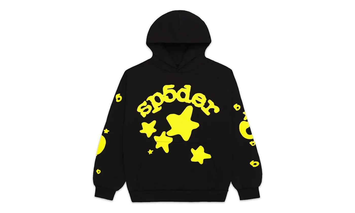 Sp5der Beluga Hoodie Onyx/Yellow - SP5D-SPBEHO-YYELLOW