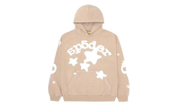 Sp5der Beluga Hoodie Sand - SP5D-SPBEHS-SAND