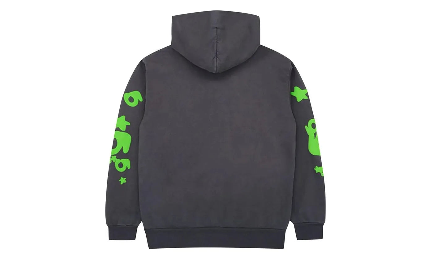 Sp5der Beluga Hoodie Slate Grey/Green – limitierter Sneaker bei Shade Studios