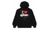 Sp5der I Heart SP5 Hoodie Black - SP5-LOVEBLK-HD