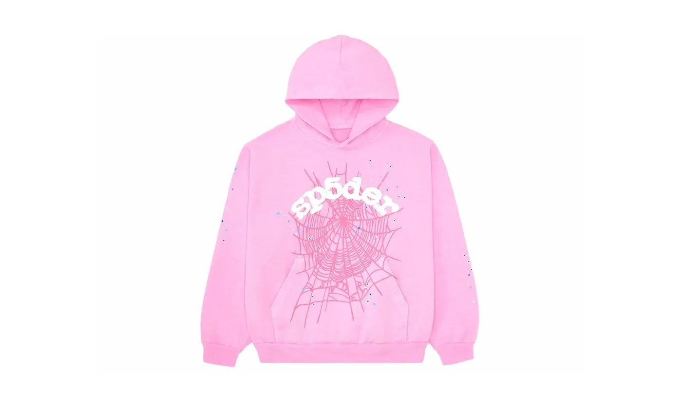 Sp5der OG Web Hoodie Pink - SP5D-SPOWHP-PINK