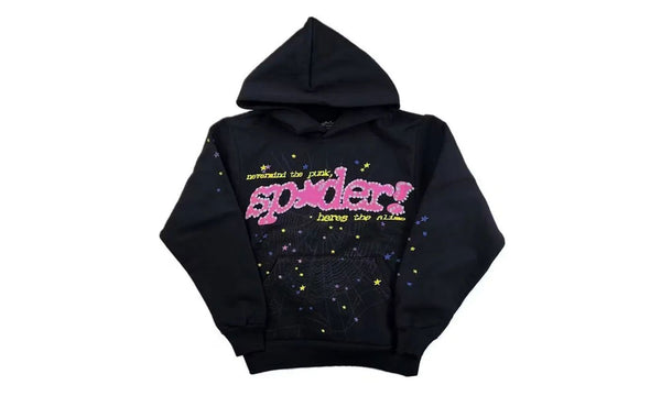 トップス sp5der Sp 5 The Sp5der P*NK V2 Hoodie Black (SP5D-SPPVHB-BLACK) - Shade