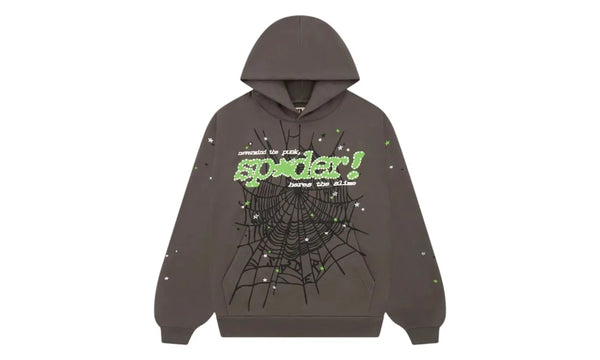 Sp5der Punk V2 Hoodie Slate Grey - SP5D-SPVHSG-SLATEGREY