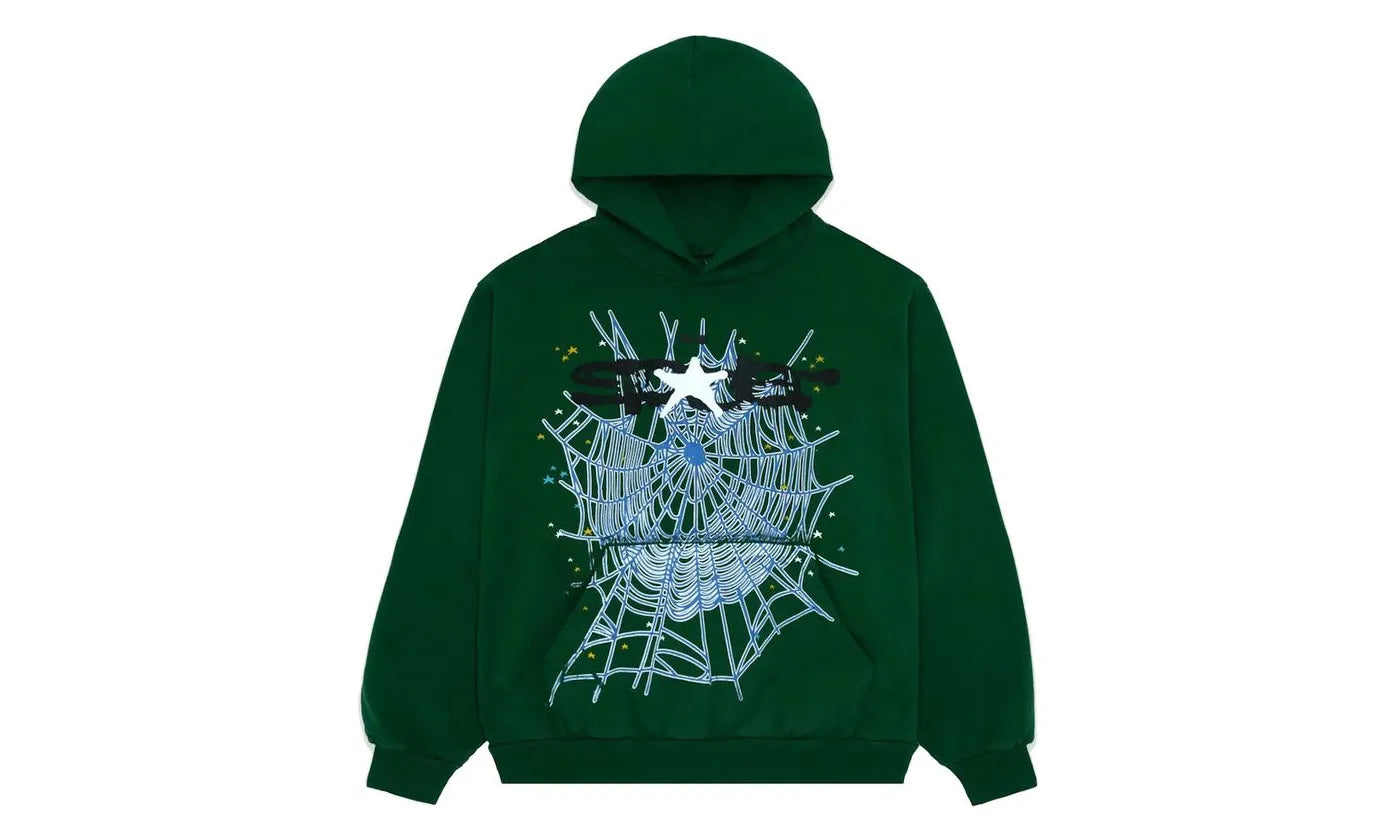 Sp5der Web Hoodie Hunter Green – limitierter Sneaker bei Shade Studios