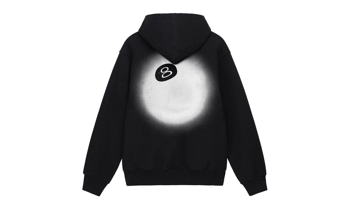 Stussy 8 Ball Fade Hoodie Black