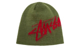 Stussy Brushed Out Stock Skullcap Army