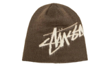 Stussy Brushed Out Stock Skullcap Brown