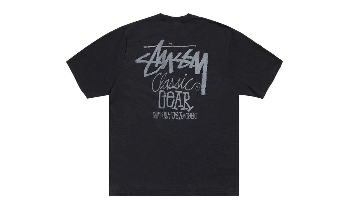 Stussy Classic Gear Tee Pigment Dyed Black