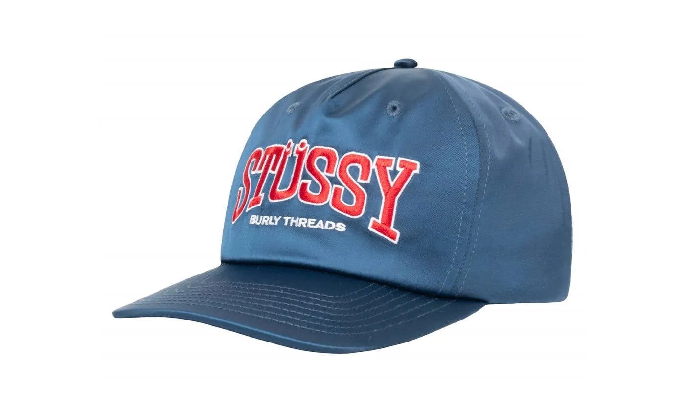 Stussy Mid Depth Burly Threads Snapback Navy - 1311161-NAVY