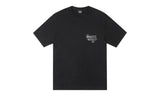 Stussy Respect The Pool Tee Pigment Dyed Black