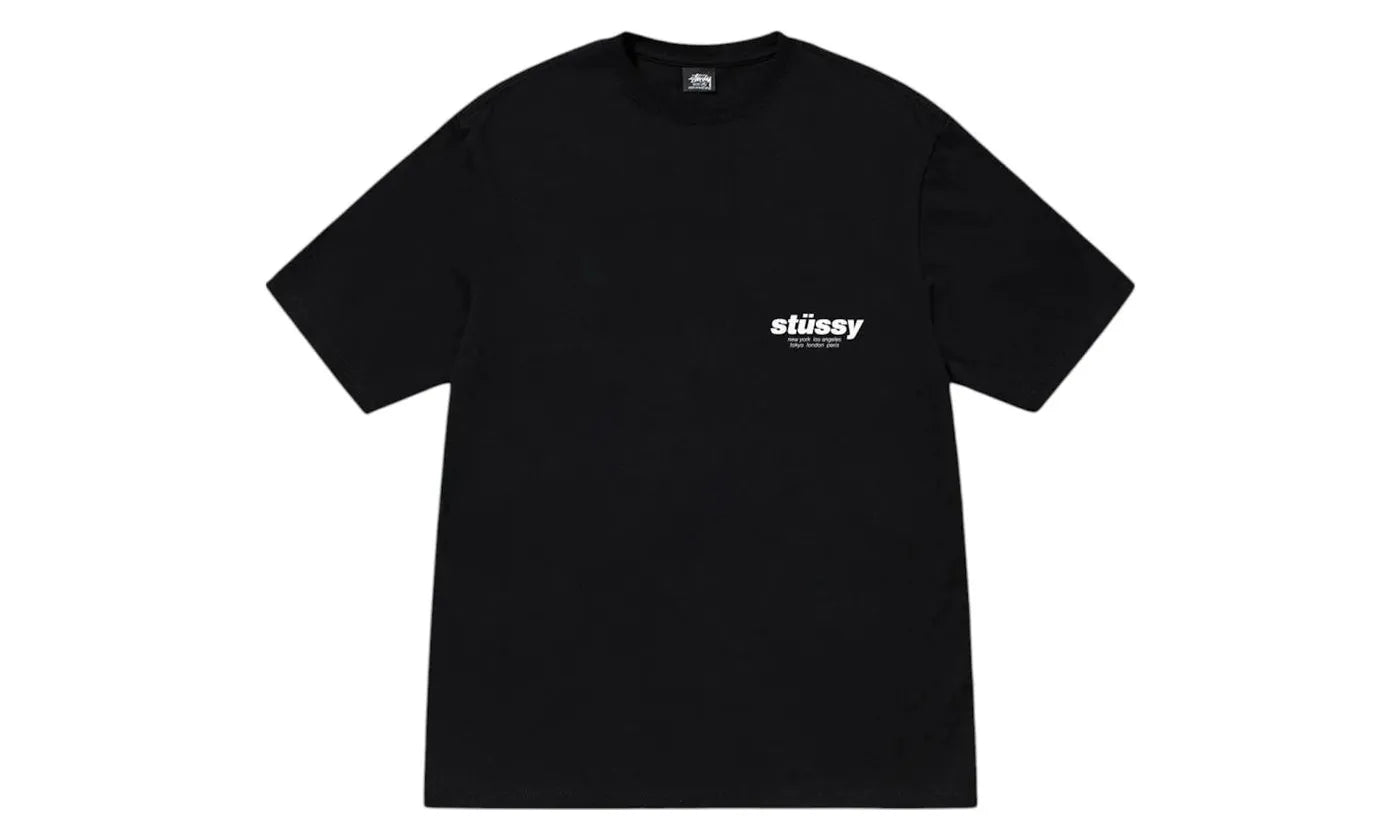 Stussy Rollers Tee Black - STUS-STROTB-BLACK