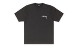 Stussy Stack Pigment Dyed Tee Faded Black