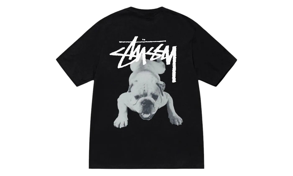 Stüssy Stock Dog Tee Black