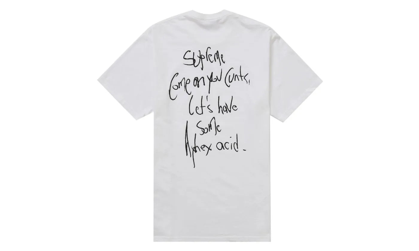 Supreme Aphex Twin Windowlicker Tee White - SUPR-SATWTW-WHITE