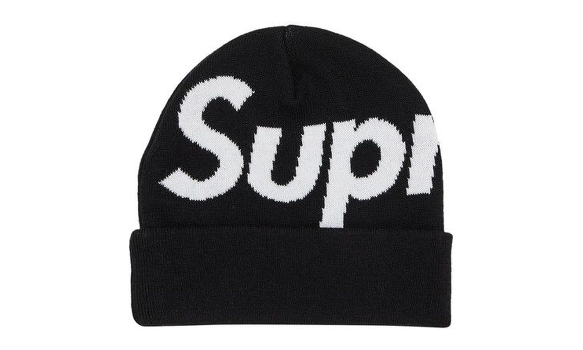 Supreme Big Logo Beanie Black