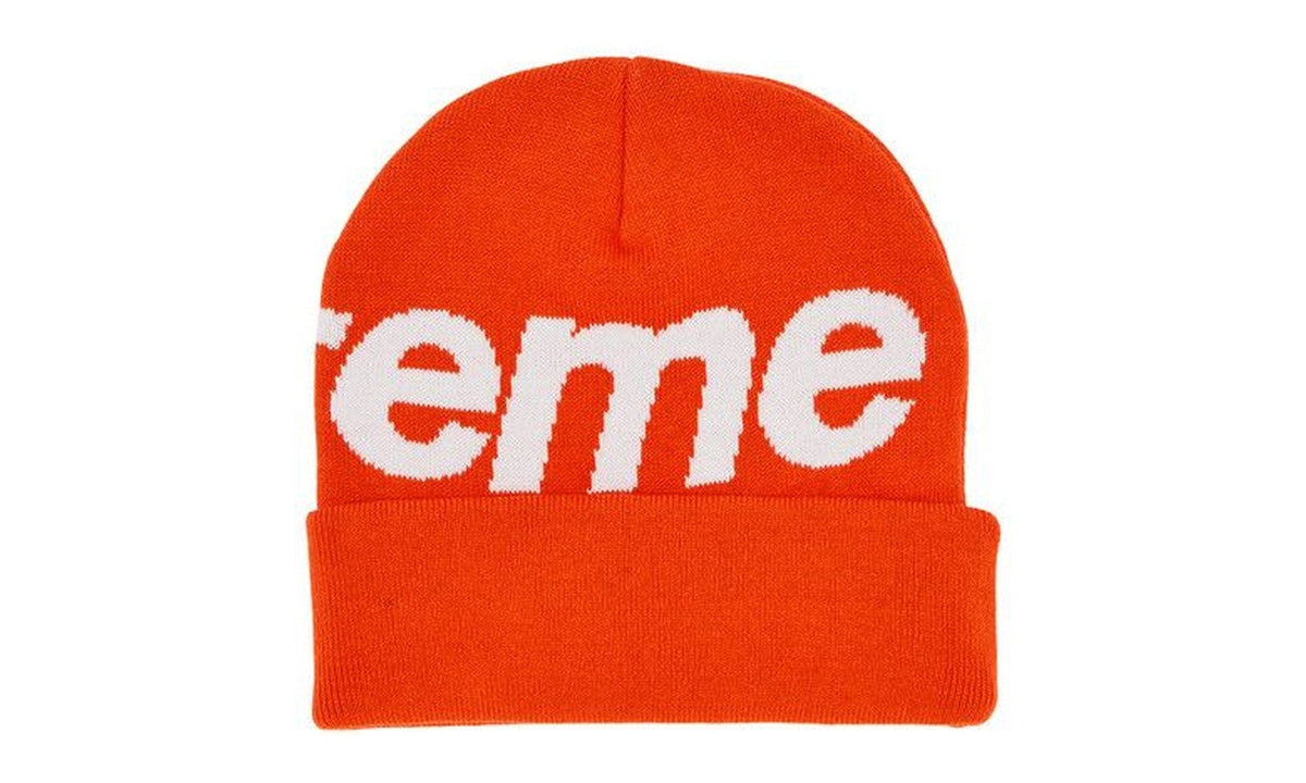 Supreme Big Logo Beanie Orange