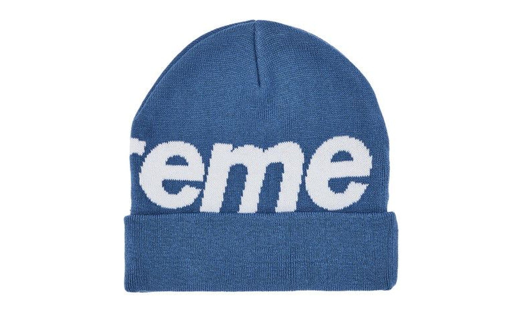 Supreme Big Logo Beanie Slate