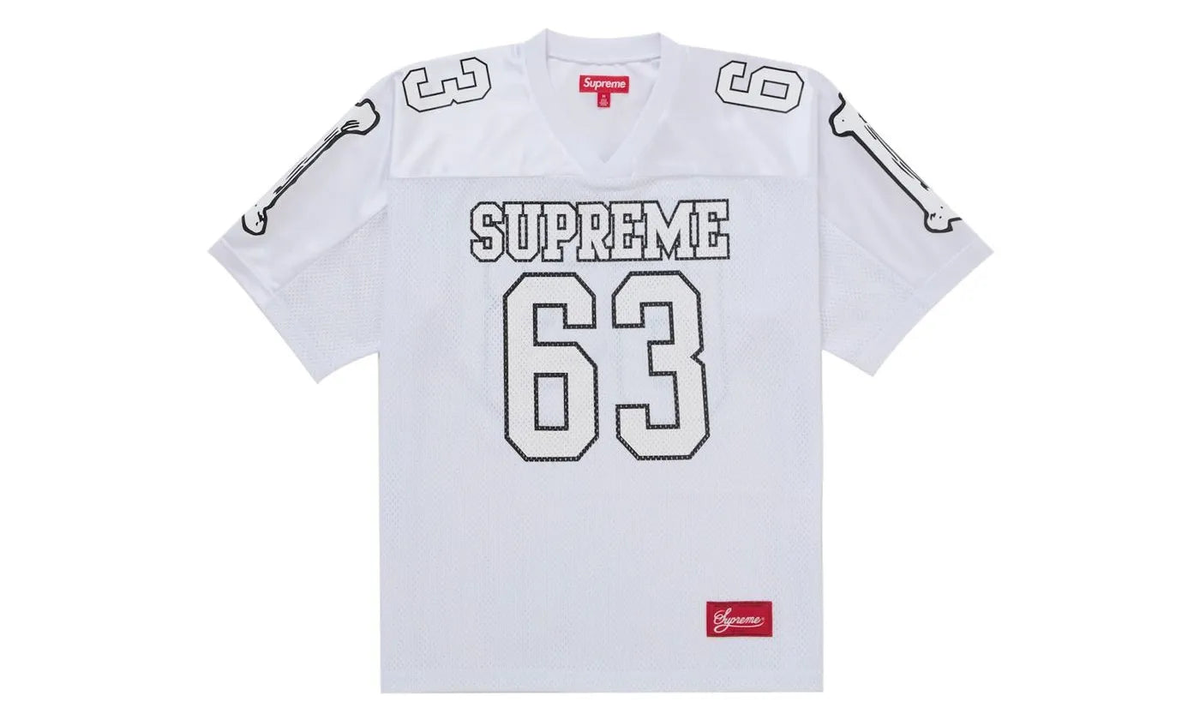 Supreme Supreme Bones Football Jersey White (SUPR-SUBFJWXX-MULTI