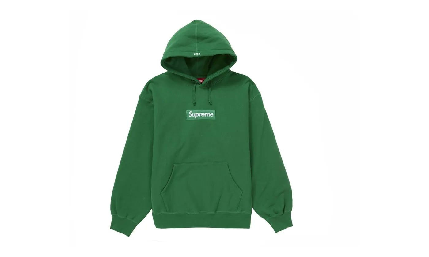 Supreme Box Logo Hooded Sweatshirt Sweatshirt (FW24) Green