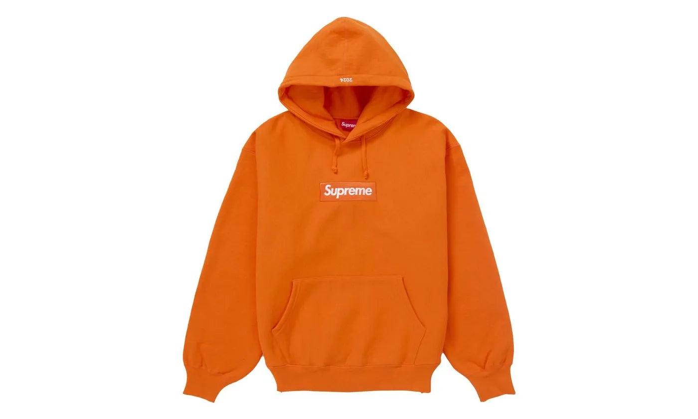 Supreme Box Logo Hooded Sweatshirt Sweatshirt (FW24) Orange – limitierter Sneaker bei Shade Studios