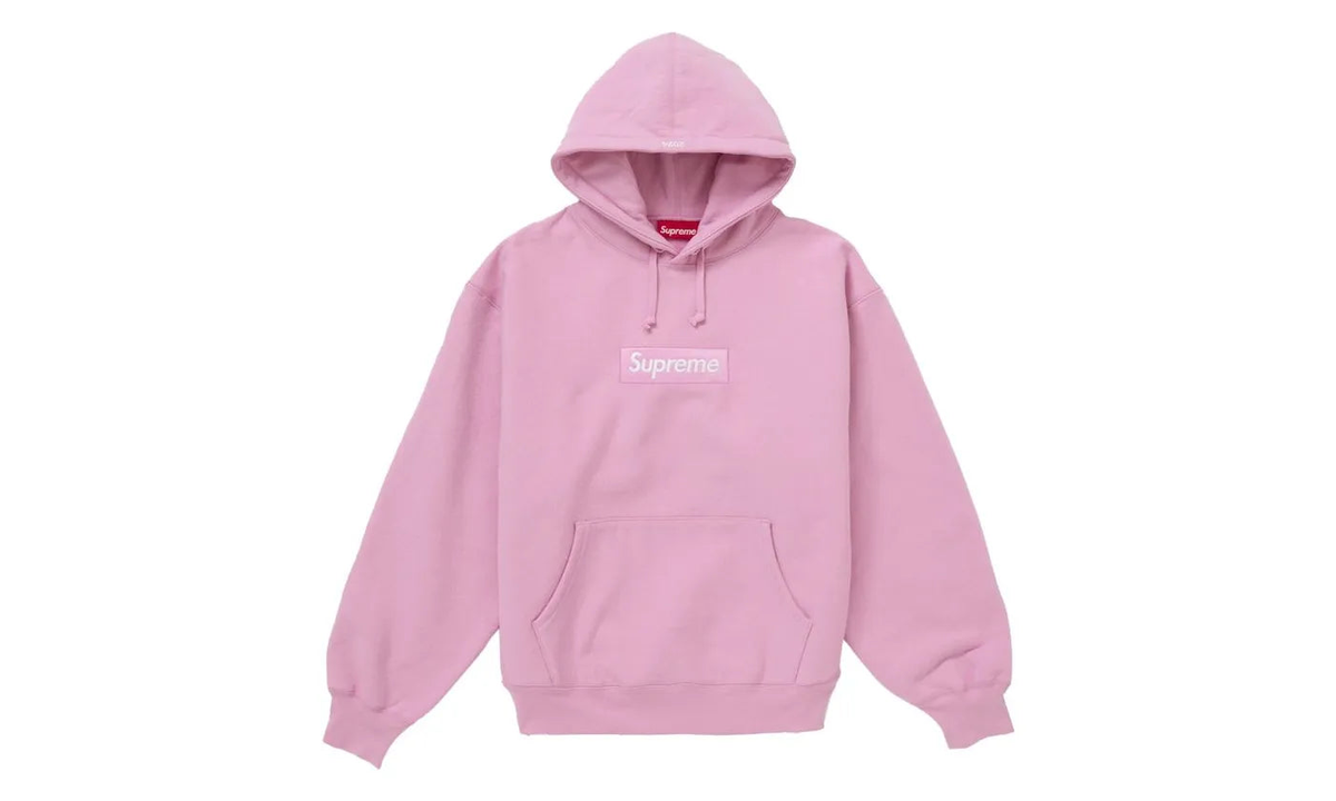 トップス Supreme Box Logo Hooded Sweatshirt Pink Supreme Box Logo Pink Hoodie JACKETS JUNCTION