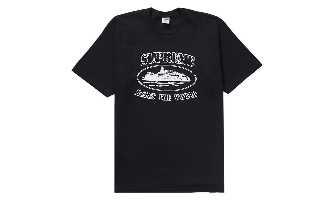 Supreme Corteiz Rules The World Tee Black Supreme Corteiz Rules The World Tee Black